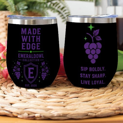 Sip Boldly Wine Tumbler